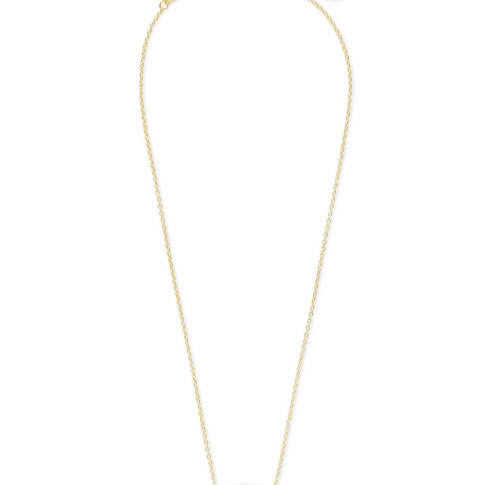 Kendra Scott Cobalt Blue and Gold Elisa Necklace - Picture 2 of 3